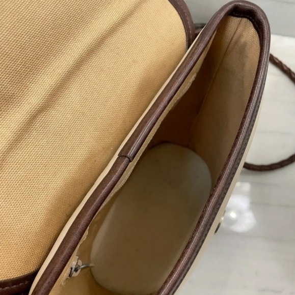 Brighton Celtic Leather Brown Bone Croc Womens Crossbody Silver Plate New - Picture 9 of 11